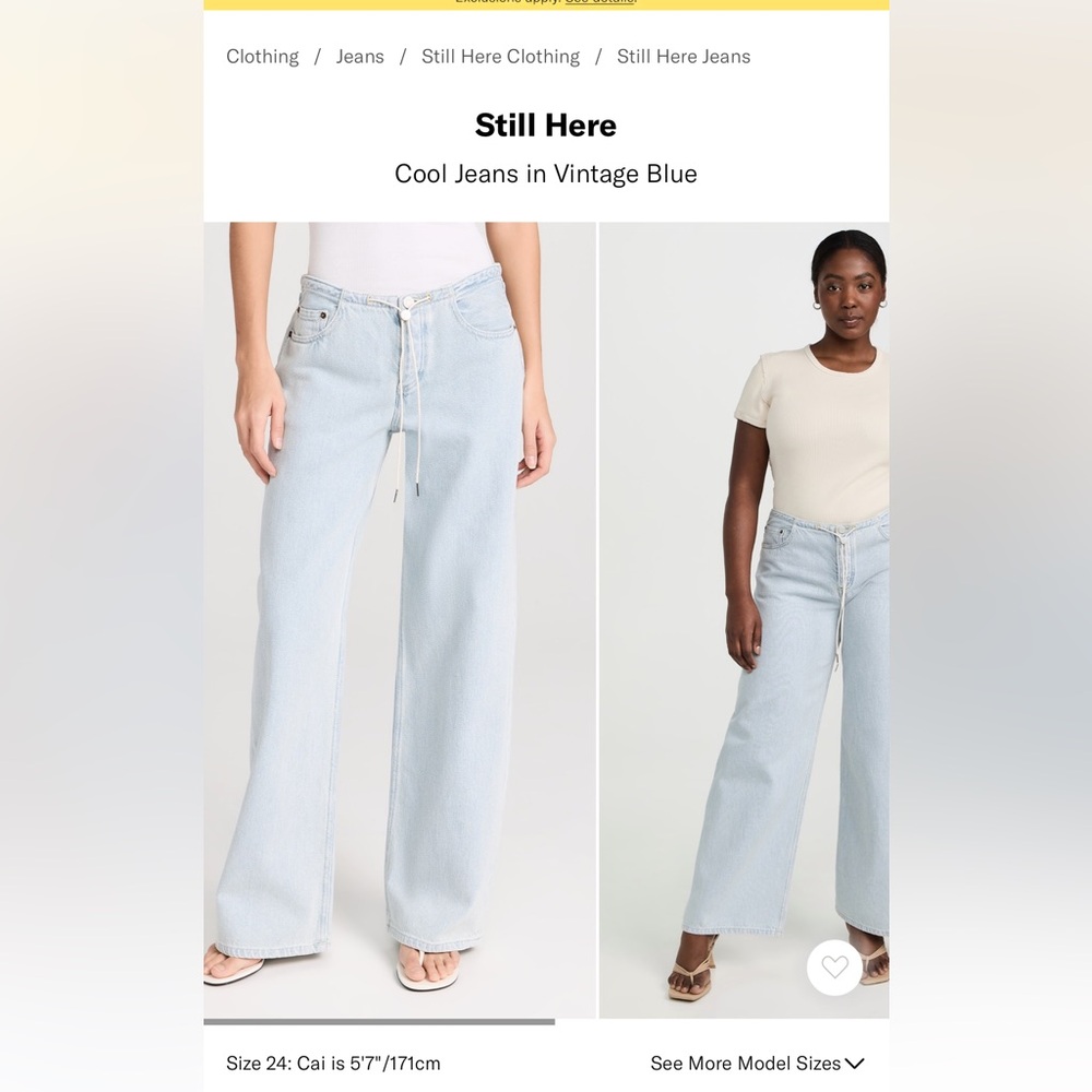 Still Here Cool Jeans